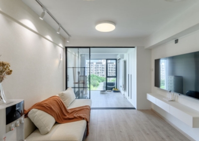 北歐風(fēng)一居室，竟然同時擁有兩個“客廳”！