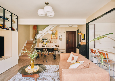 85㎡復(fù)式軟裝改造，北歐現(xiàn)代混搭風